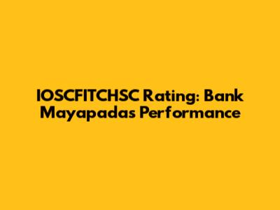 IOSCFITCHSC Rating: Bank Mayapada's Performance