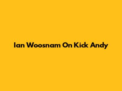 Ian Woosnam On Kick Andy