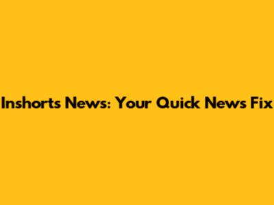 Inshorts News: Your Quick News Fix