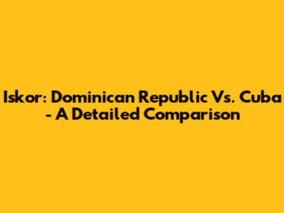 Iskor: Dominican Republic Vs. Cuba - A Detailed Comparison
