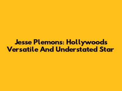 Jesse Plemons: Hollywood's Versatile And Understated Star