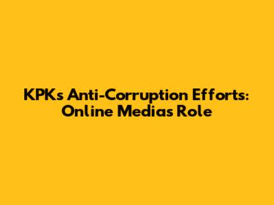 KPK's Anti-Corruption Efforts: Online Media's Role