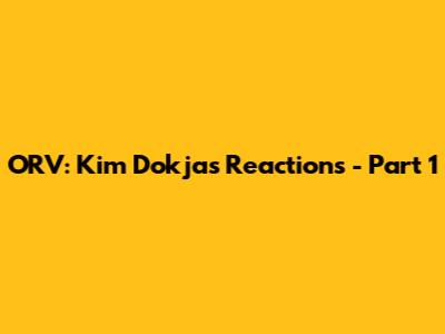 ORV: Kim Dokja's Reactions - Part 1