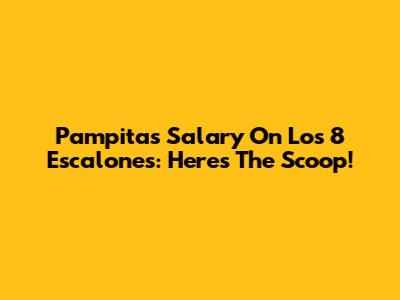 Pampita's Salary On Los 8 Escalones: Here's The Scoop!