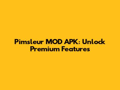 Pimsleur MOD APK: Unlock Premium Features