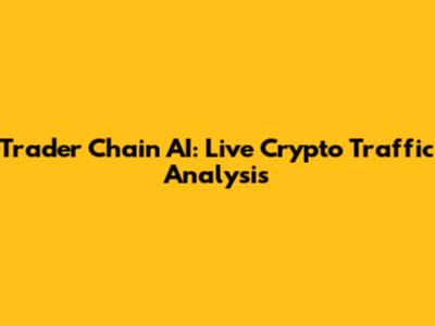Trader Chain AI: Live Crypto Traffic Analysis