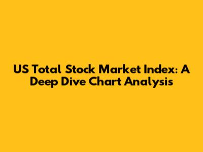 US Total Stock Market Index: A Deep Dive Chart Analysis